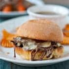 slow cooker beef brisket french dip sandwiches