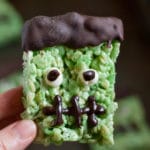 Frankenstein Rice Krispie Treats