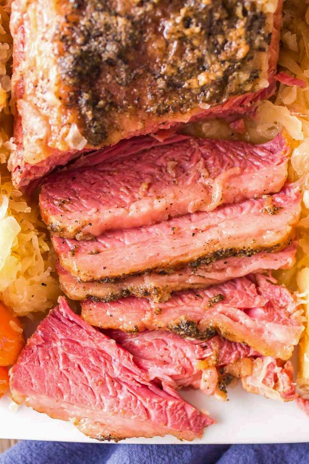 Slow Cooker Corned Beef and Sauerkraut