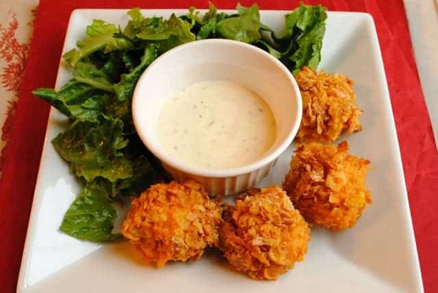 Crispy Chicken Fire Balls