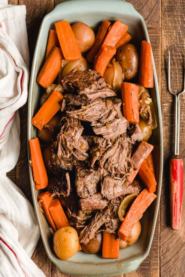 Slow Cooker Beer Soaked Roast NeighborFood