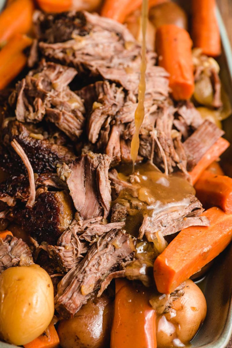 Slow Cooker Beer Soaked Roast NeighborFood