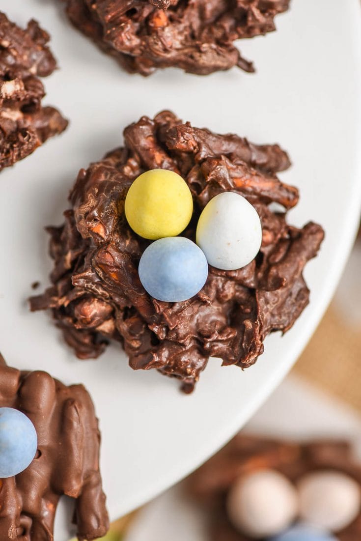 Easter Nest Pudding Cups