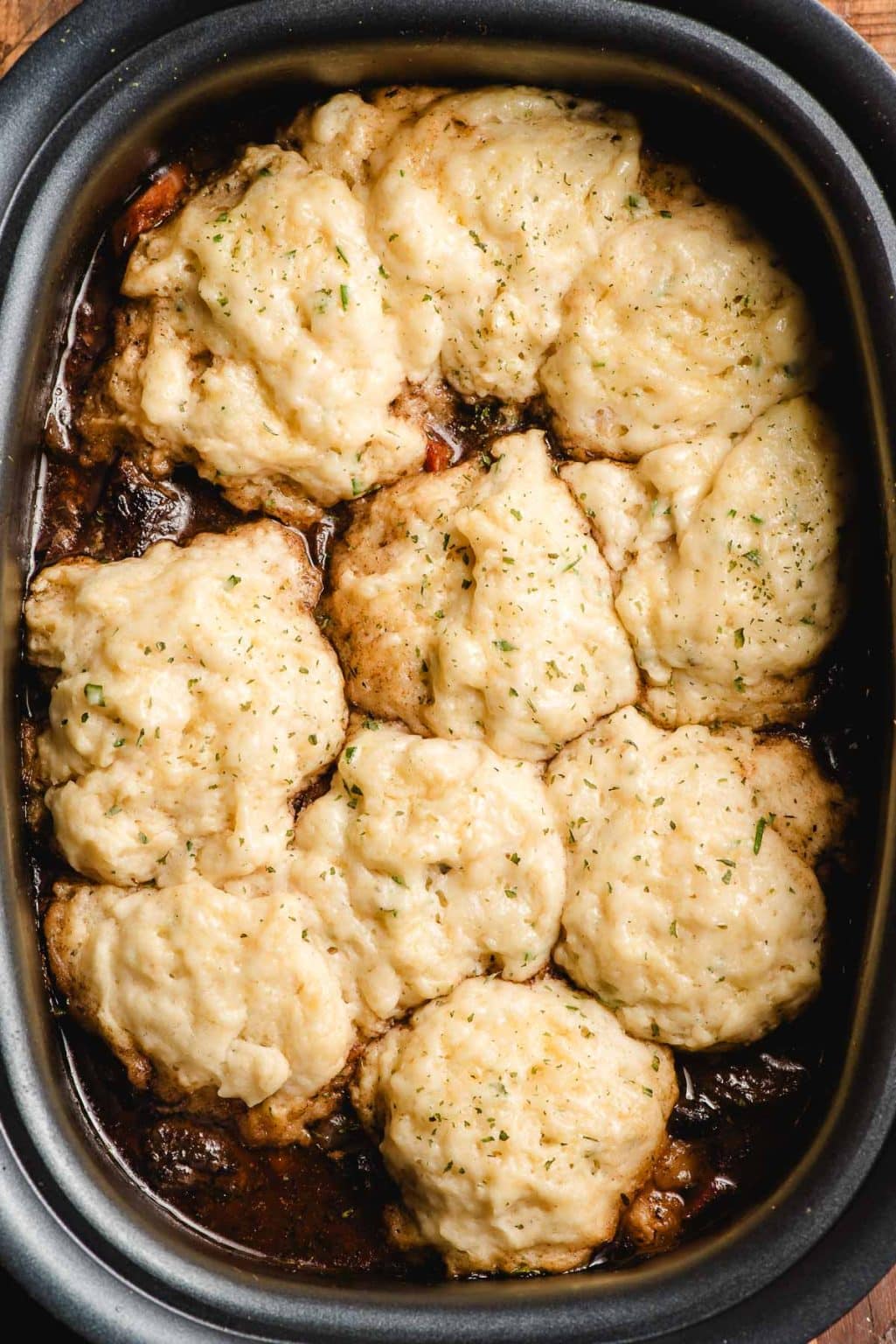 Slow Cooker Beef Stew and Dumplings NeighborFood