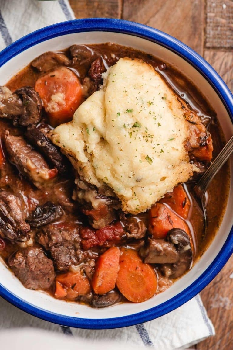 Slow Cooker Beef Stew and Dumplings NeighborFood