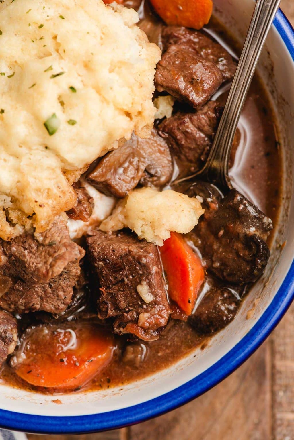 Slow Cooker Beef Stew and Dumplings NeighborFood
