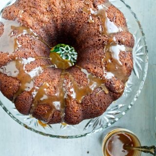 Banana Caramel Bundt Cake