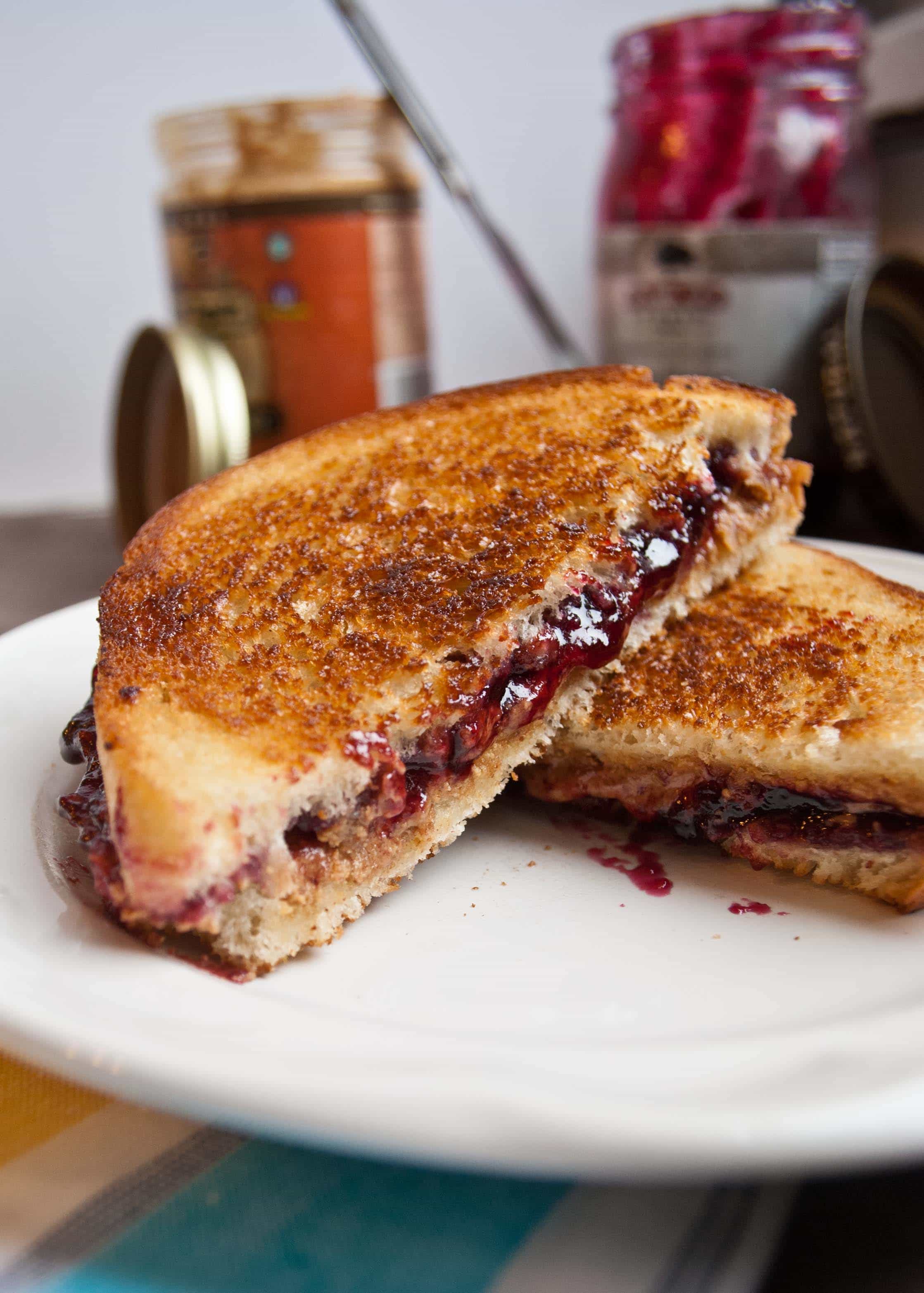 Grilled Peanut Butter and Jelly