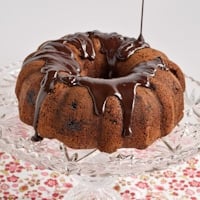 Banana Split Bundt Cake
