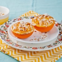 Broiled Oranges with Toasted Coconut