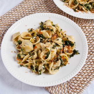 Veggie Orecchiette with Breadcrumbs
