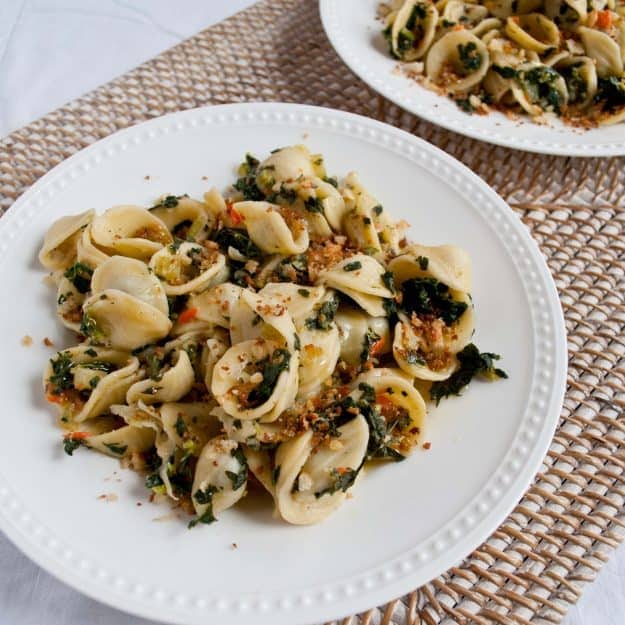 Veggie Orecchiette with Breadcrumbs