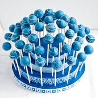 Baby Blue Cake Pops