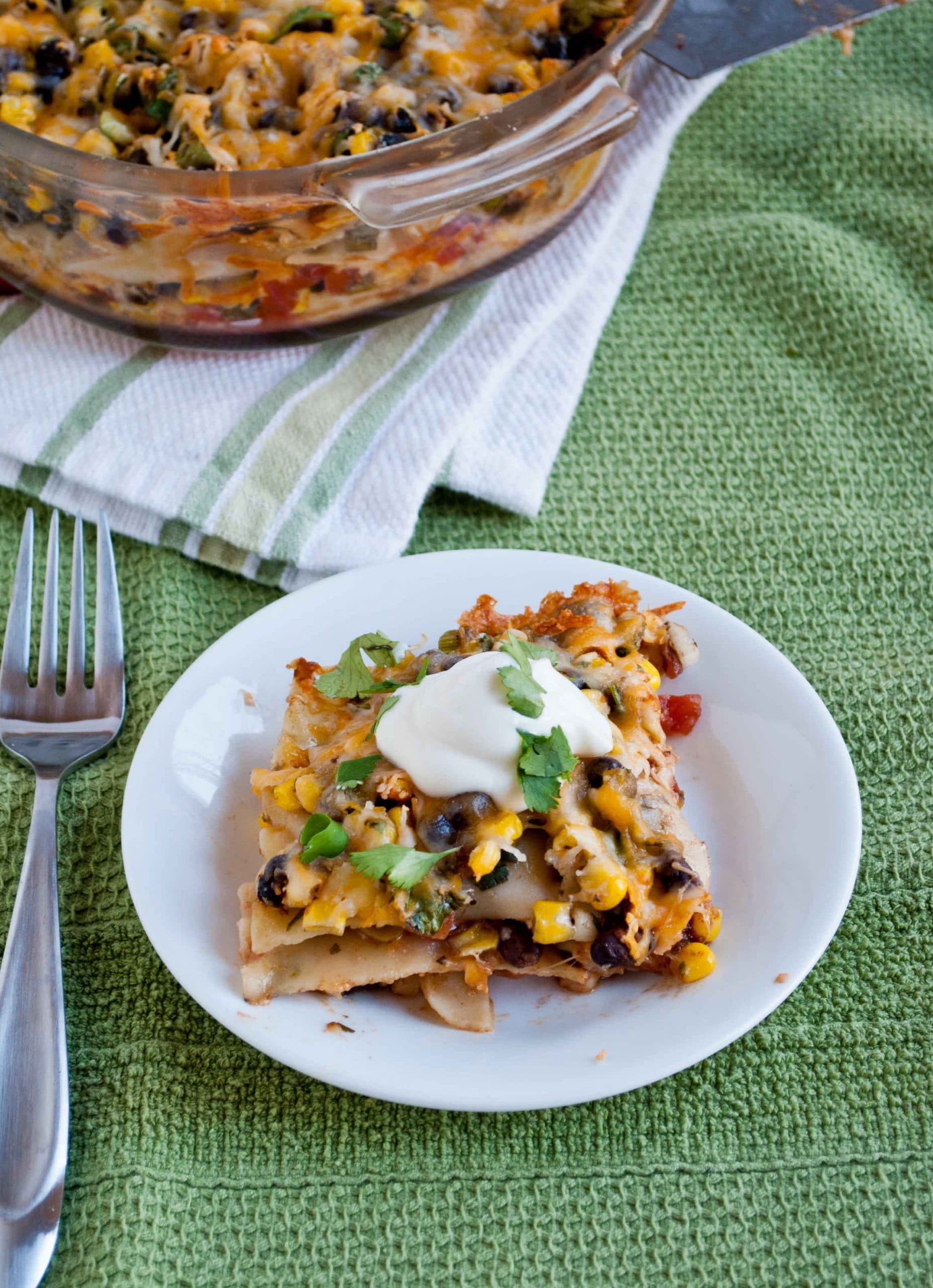 Easy Mexican Lasagna | Neighborfoodblog.com