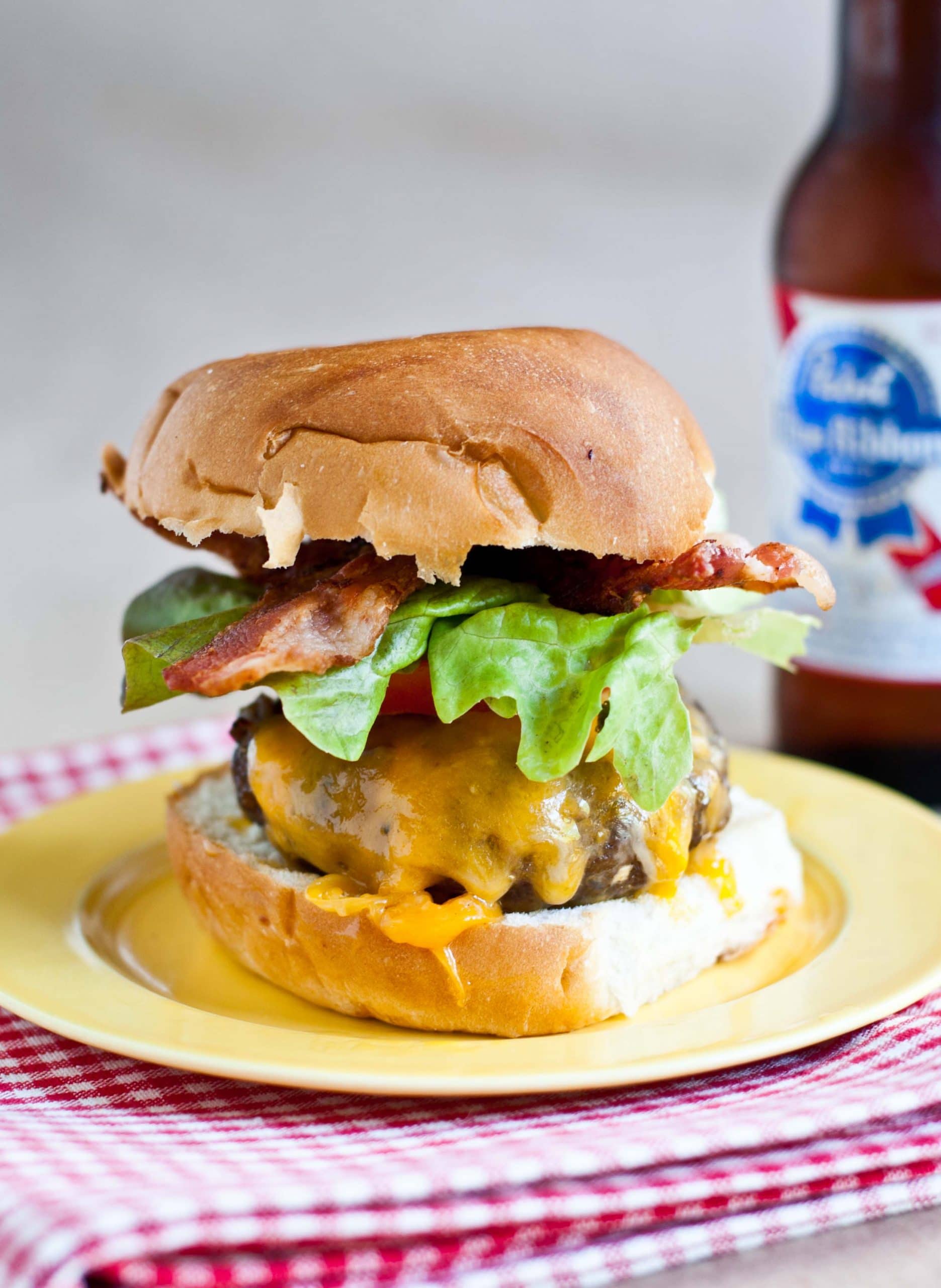 Everyone needs a recipe for a classic, All American Bacon Cheeseburger!