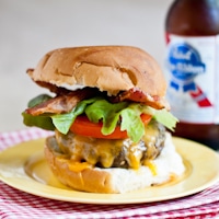 The All American Classic Bacon Cheeseburger