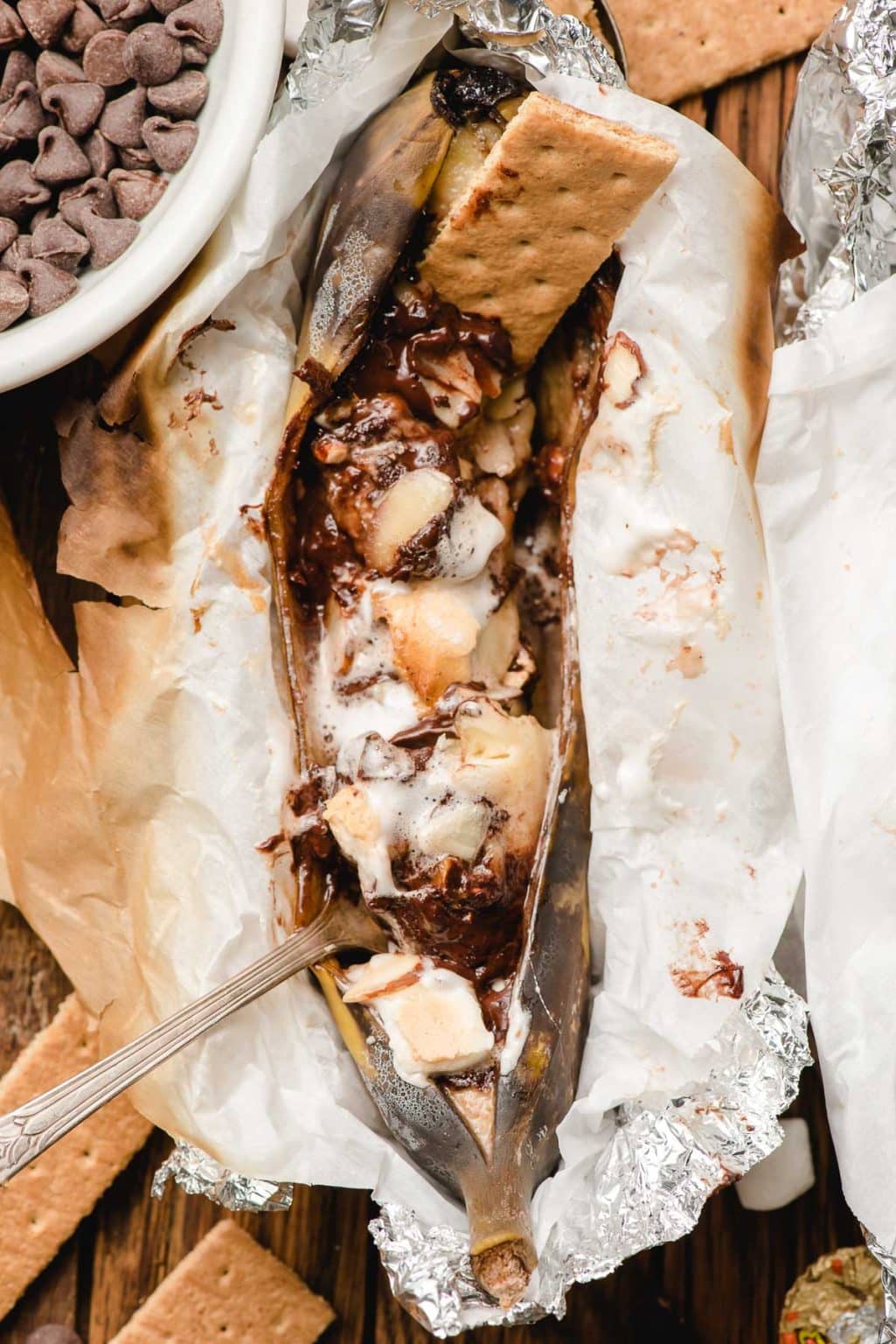 Banana Boat Dessert (Campfire, Grill, or Oven!