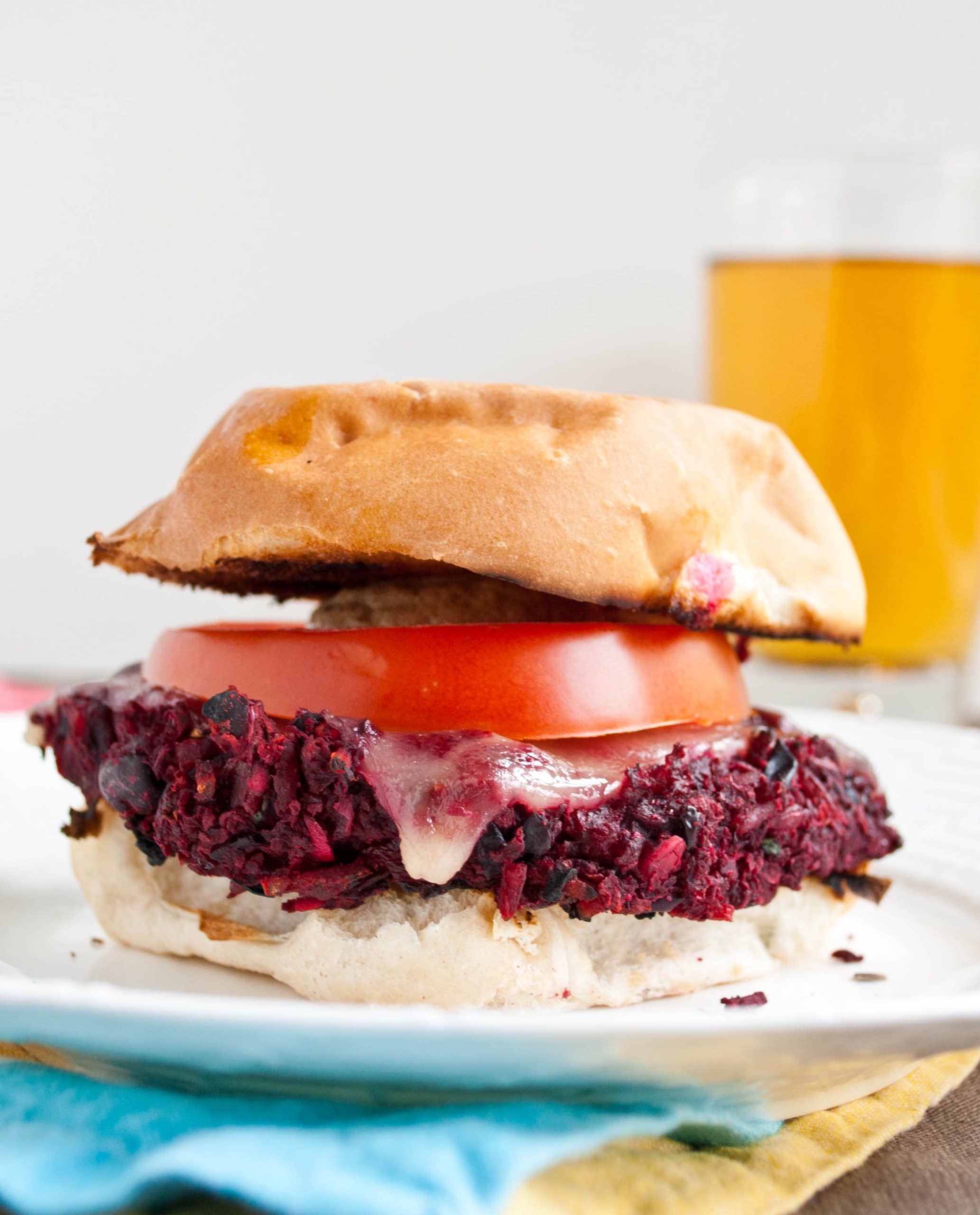 The Ultimate Beet and Bean Veggie Burger