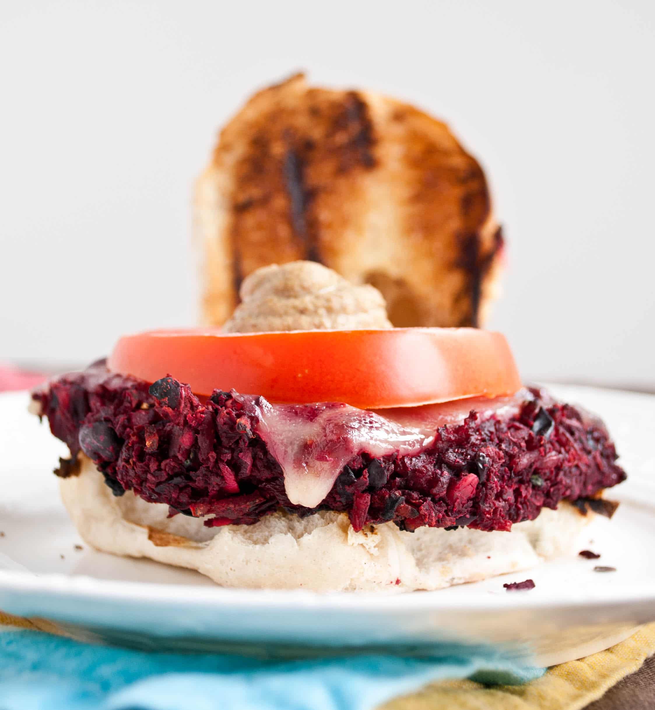 The Ultimate Beet and Bean Veggie Burger