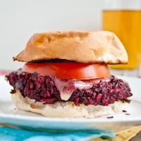 The Ultimate Beet and Bean Veggie Burgers