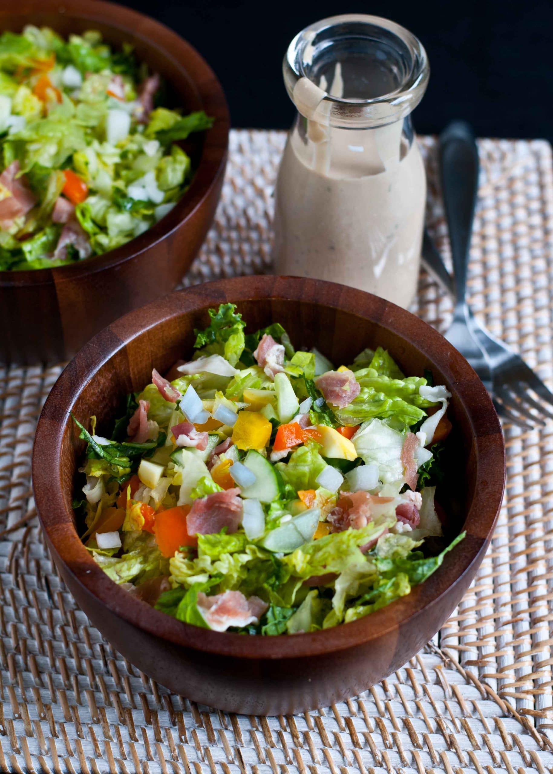 Mediterranean-Style Chopped Salad with Oregano Vinaigrette