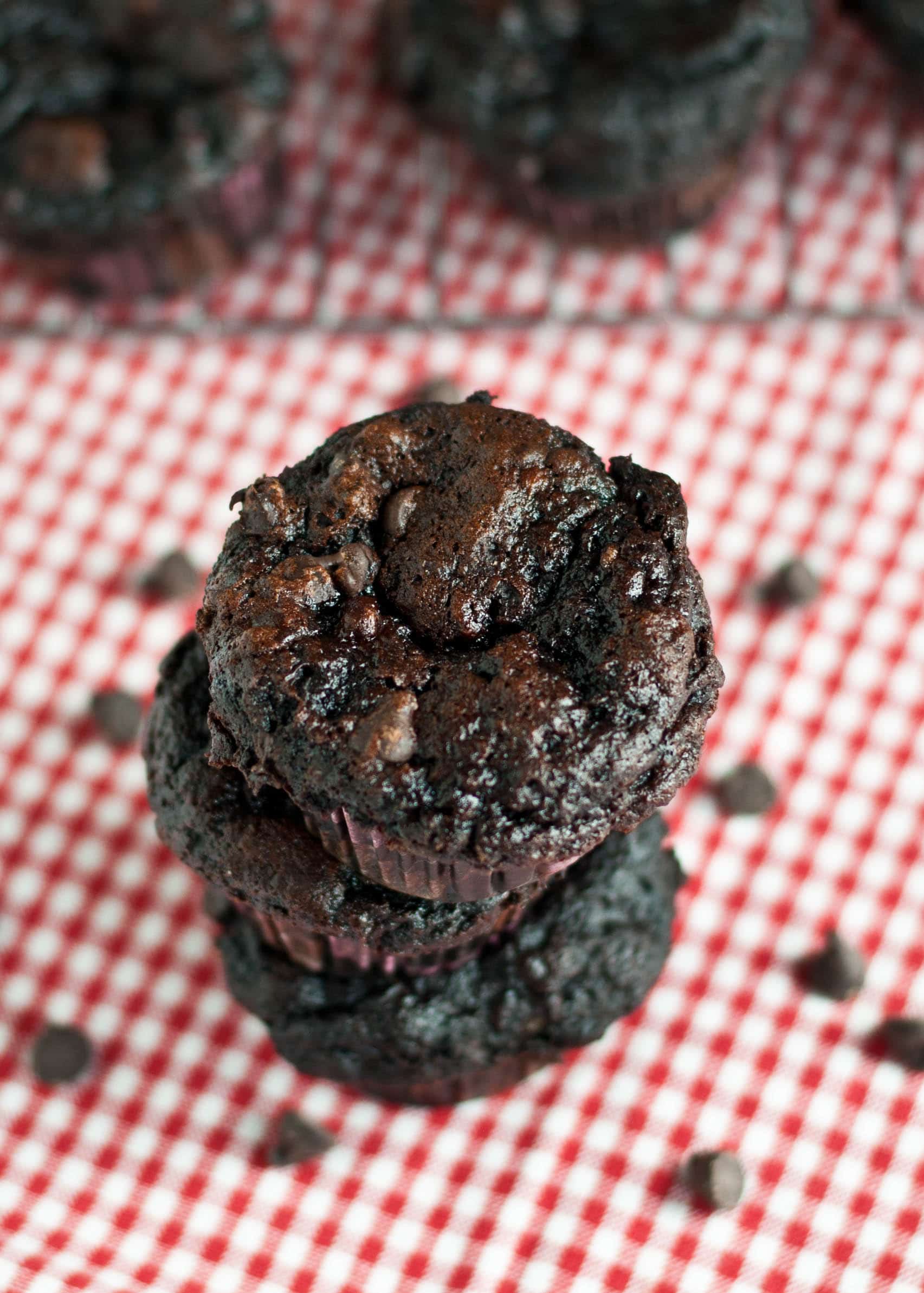 Skinny Fudge Muffins