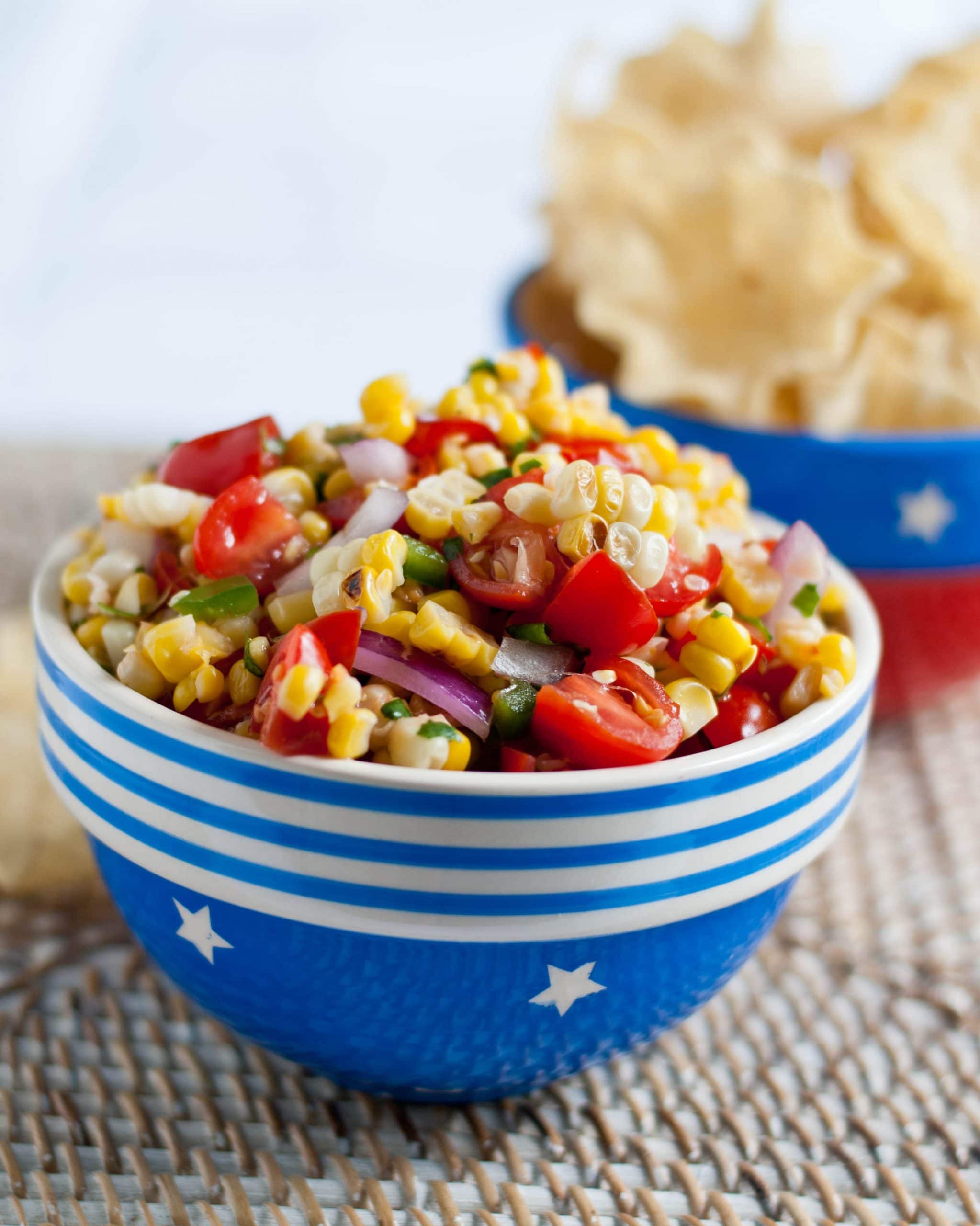 Grilled Sweet Corn Salsa | Neighborfoodblog.com