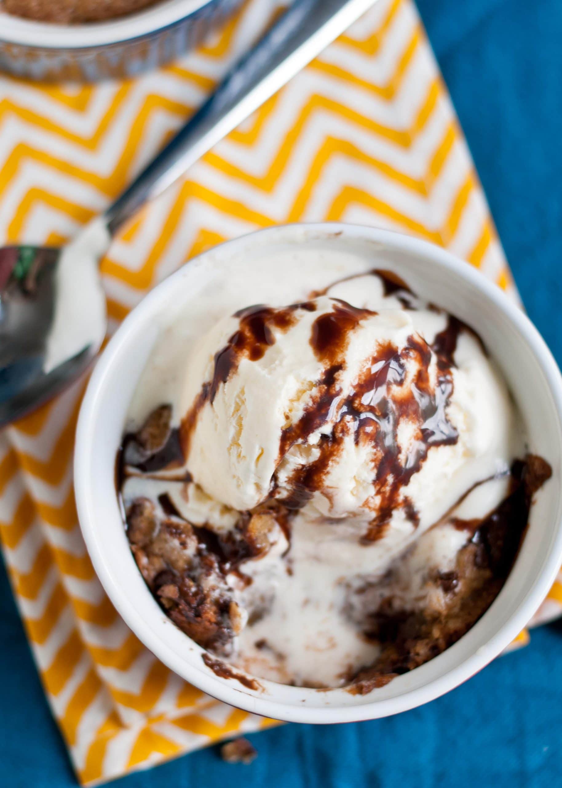 Deep Dish Chocolate Chip Cookie Sundaes | Neighborfoodblog.com