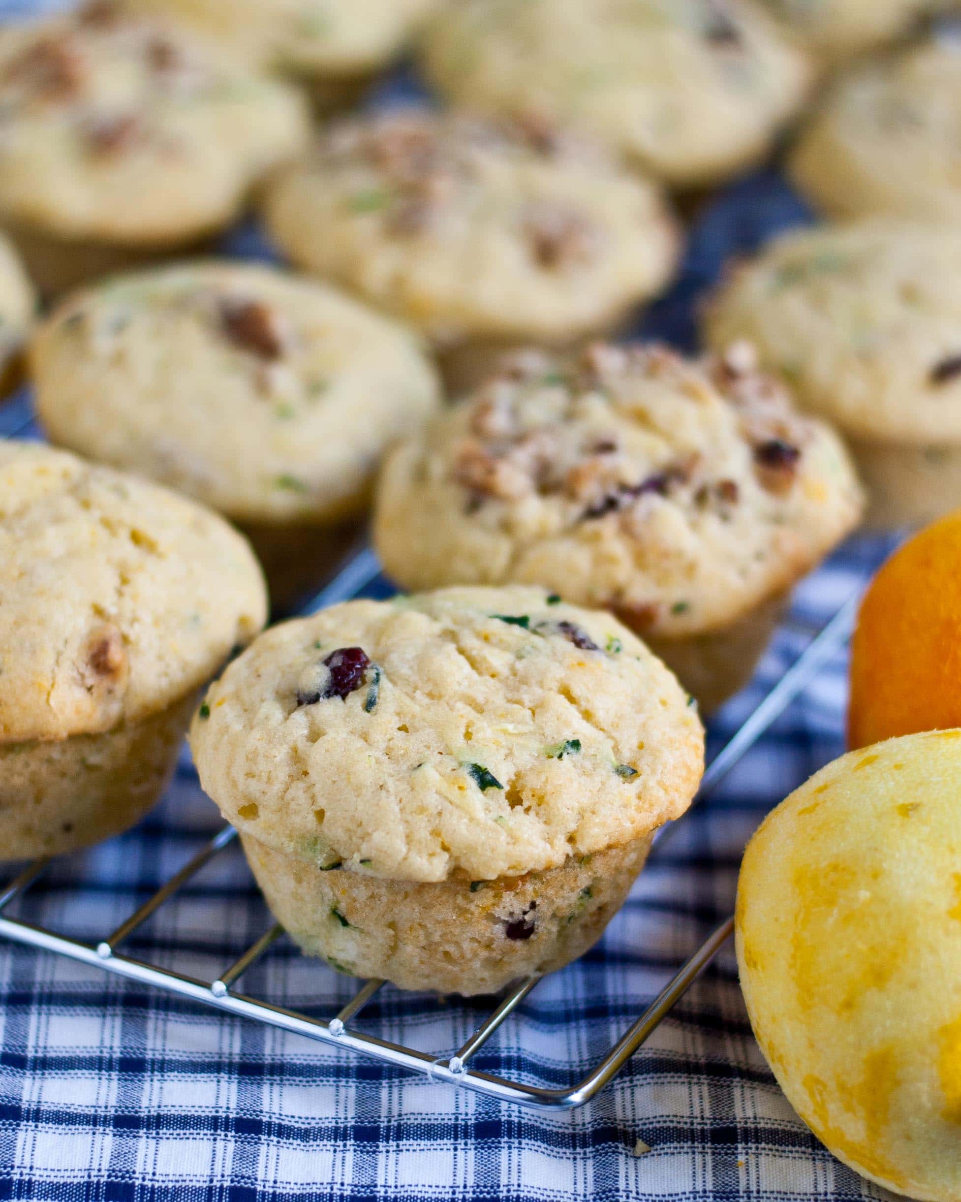 Citrusy Zucchini Muffins