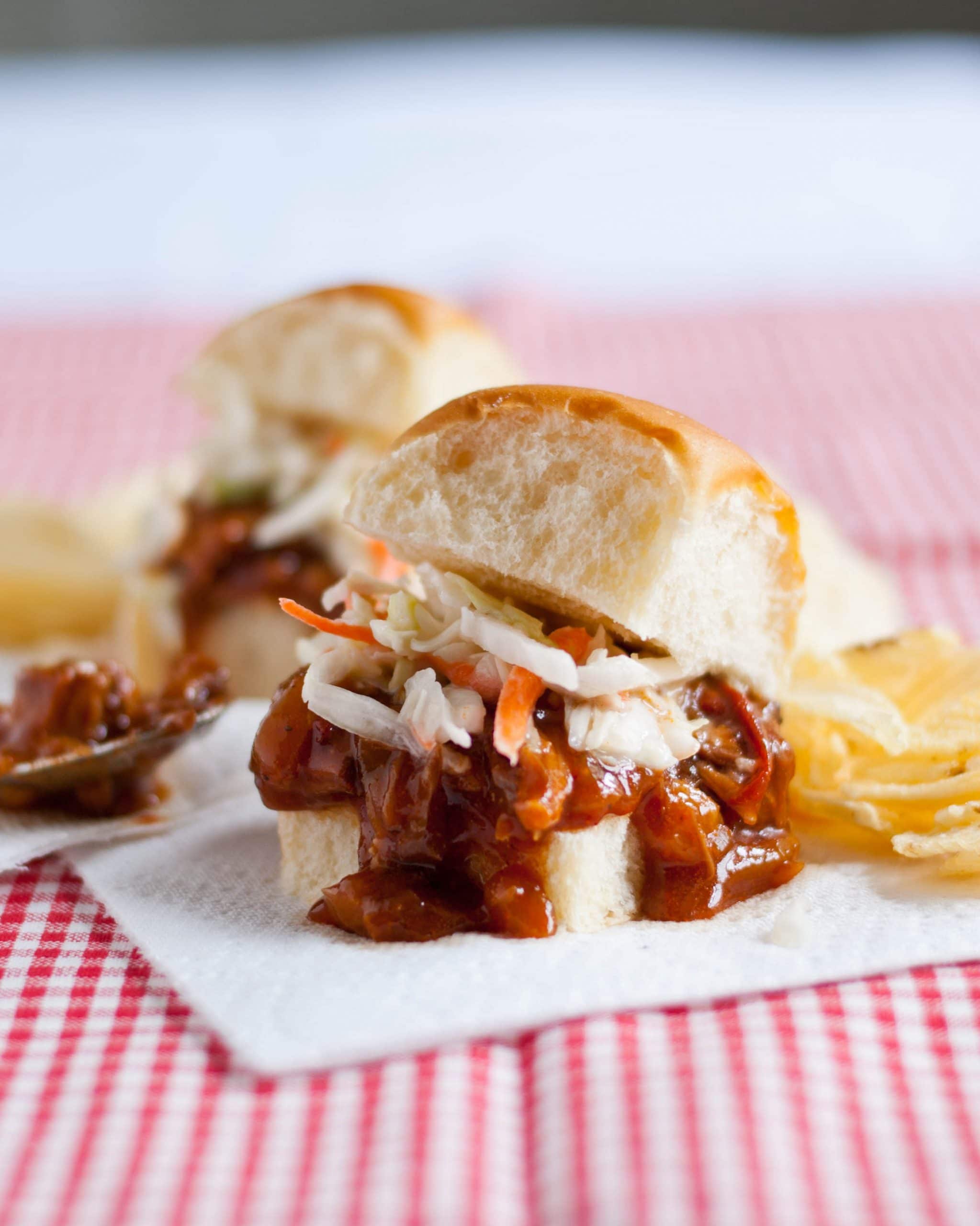 Sweet and Tangy Pulled Pork - Barefeet in the Kitchen