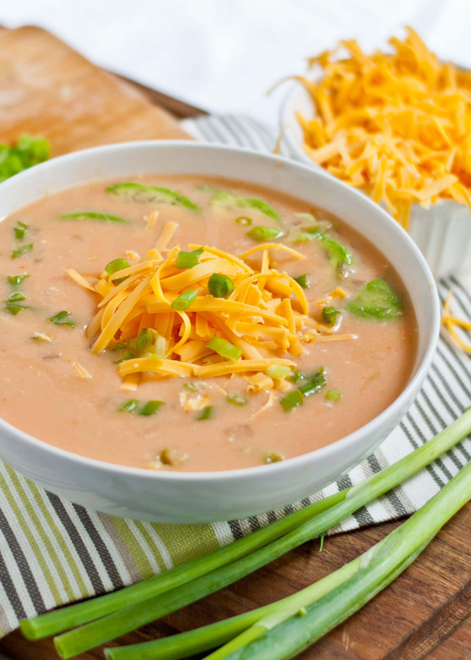 Slow Cooker Spicy Buffalo Chicken Soup | Neighborfoodblog.com #tailgating