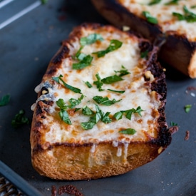 Easy Cheesy Homemade Garlic Bread