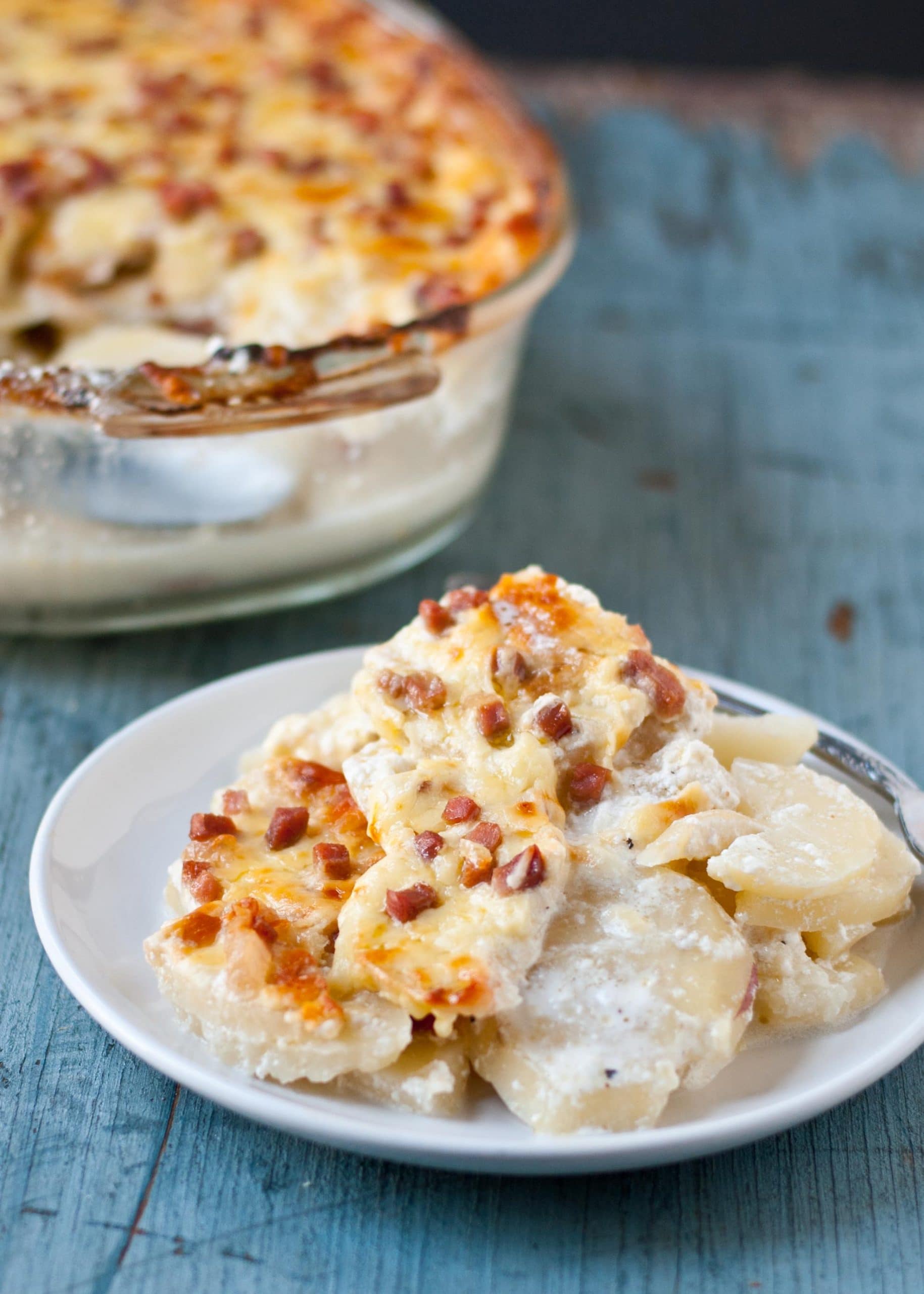 Potatoes and Apples Au Gratin with Skellig Cheddar Cheese | Neighborfoodblog.com