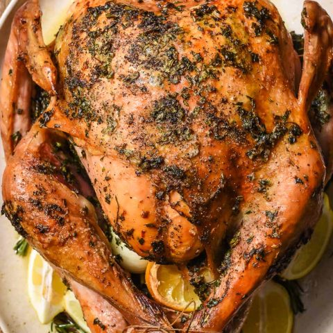 Oven roasted turkey easy recipe with video  neighborfood