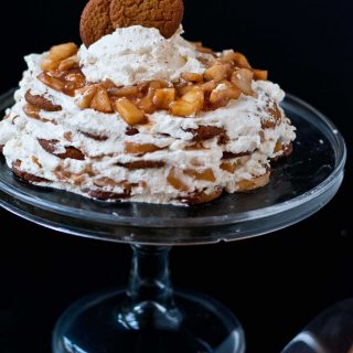 Apple Pie Gingersnap Icebox Cake (Gluten Free!)