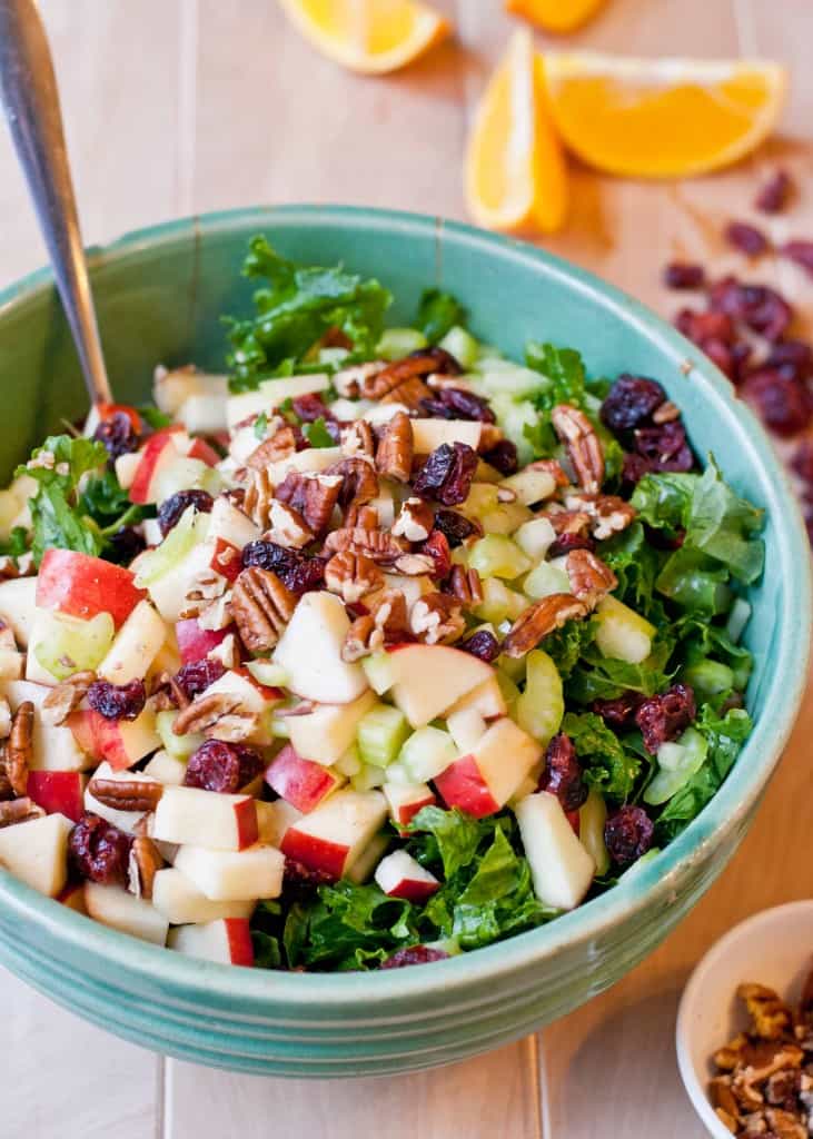 Powerhouse Bulgur Salad with Balsamic Orange Vinaigrette | Neighborfoodblog.com