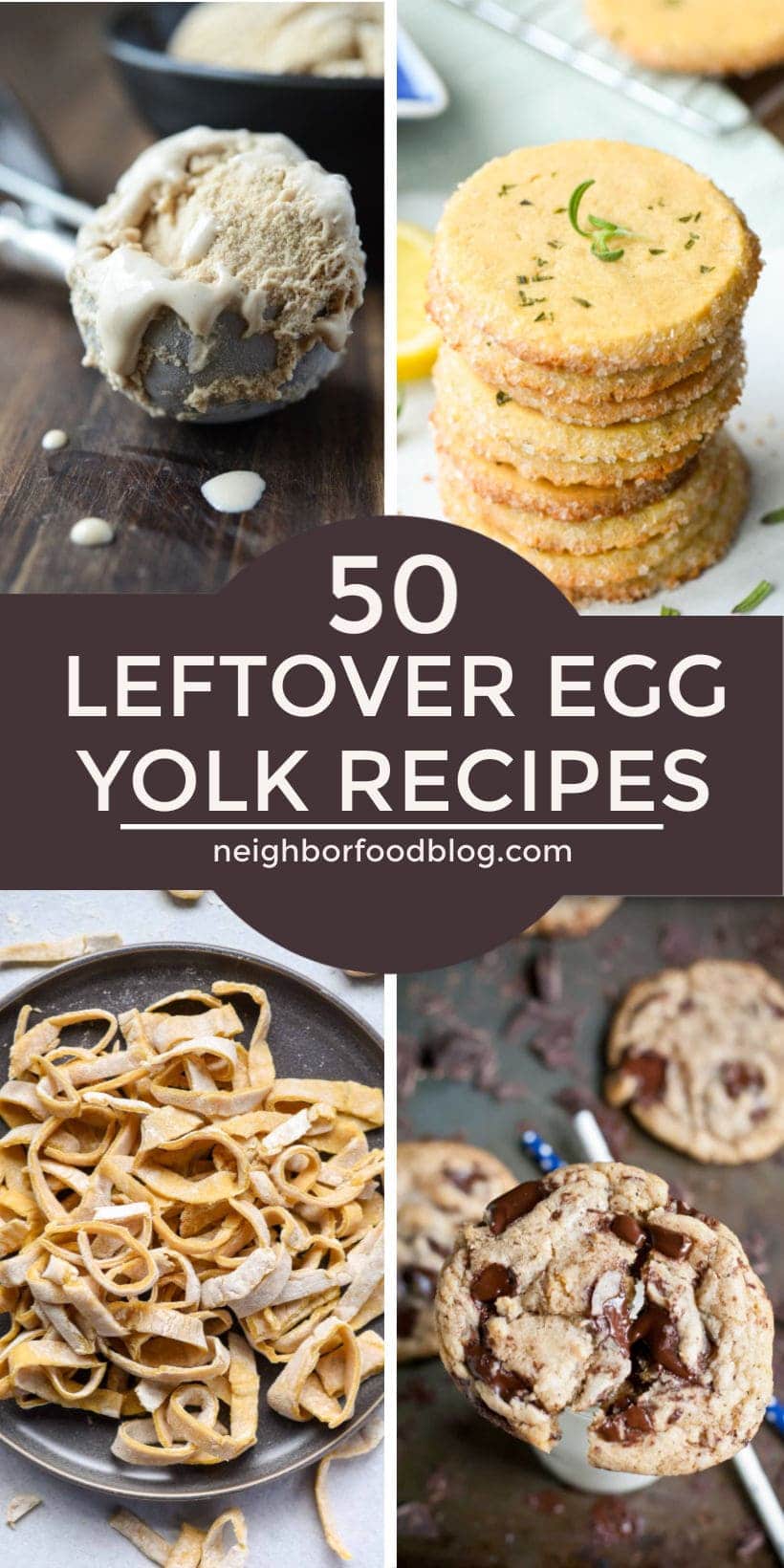 leftover egg yolk recipes collage