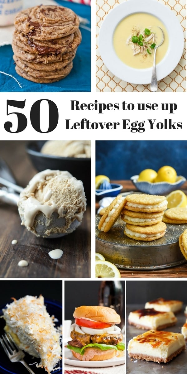 Need to use up leftover egg yolks? I've got over 50 leftover egg yolk recipes to put them to good to use!
