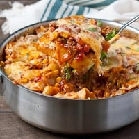 Tex-Mex Enchilada Skillet Lasagna