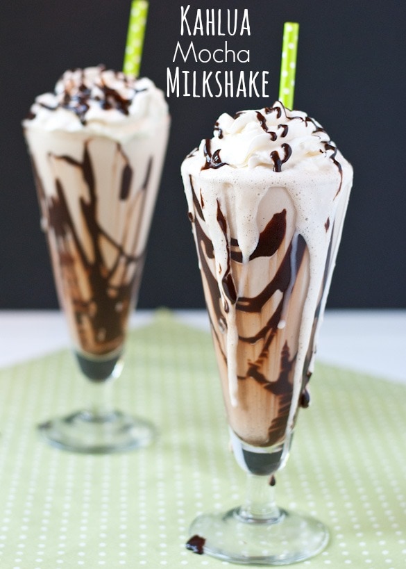 If you love coffee and chocolate, you'll flip for these Kahlua Mocha Milkshakes.