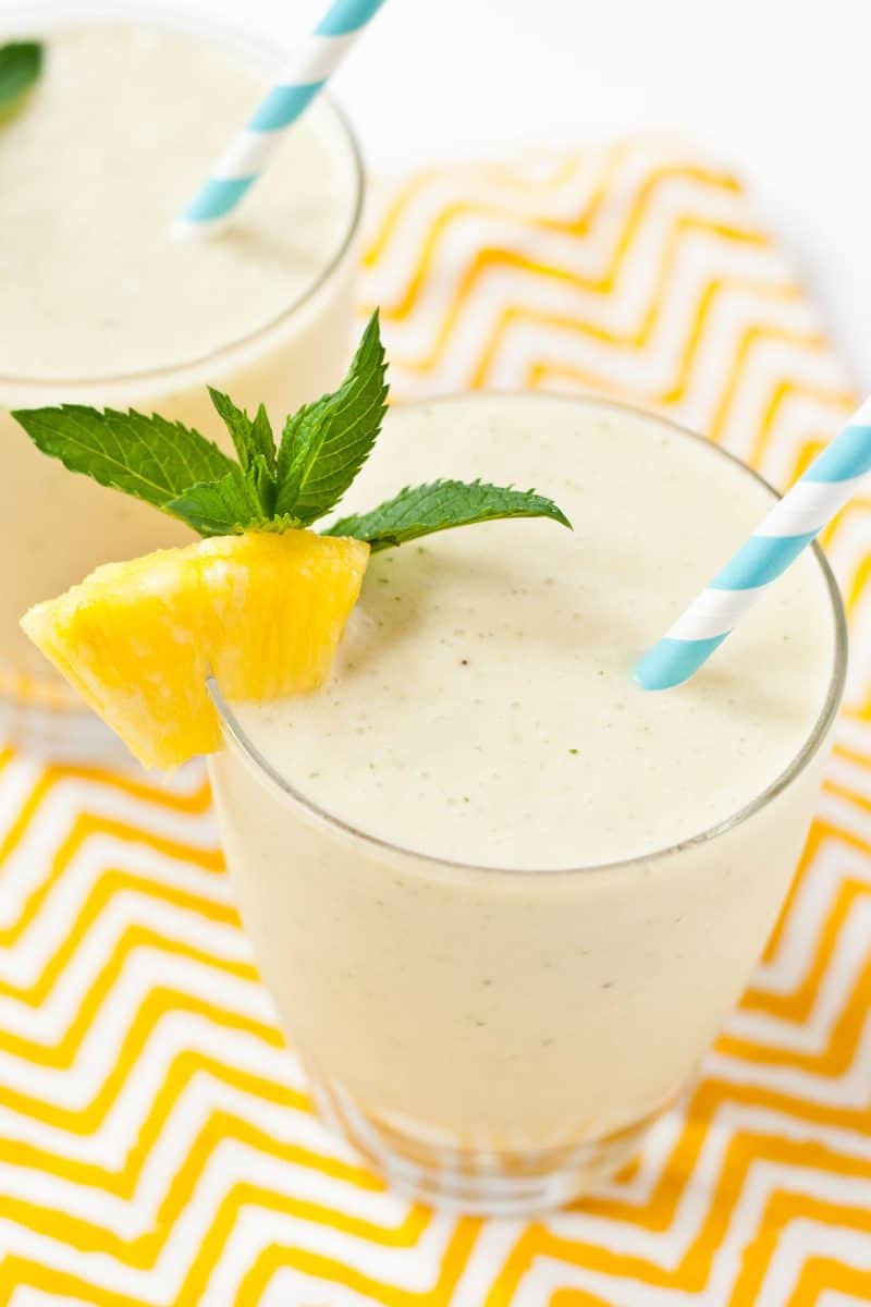 Pineapple and Banana Smoothie with Mint NeighborFood