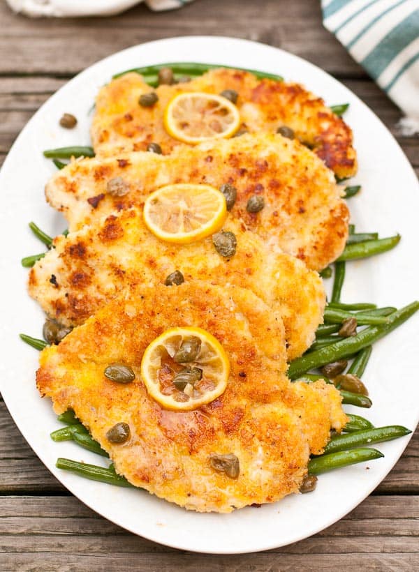 This Panko Crusted Chicken Piccata is easy enough for weeknights, but fancy enough for a dinner party. 