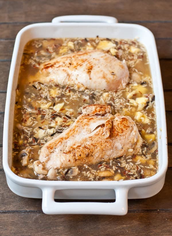 This Chicken and Mushroom Wild Rice Pilaf is a satisfying dinner any night of the week.