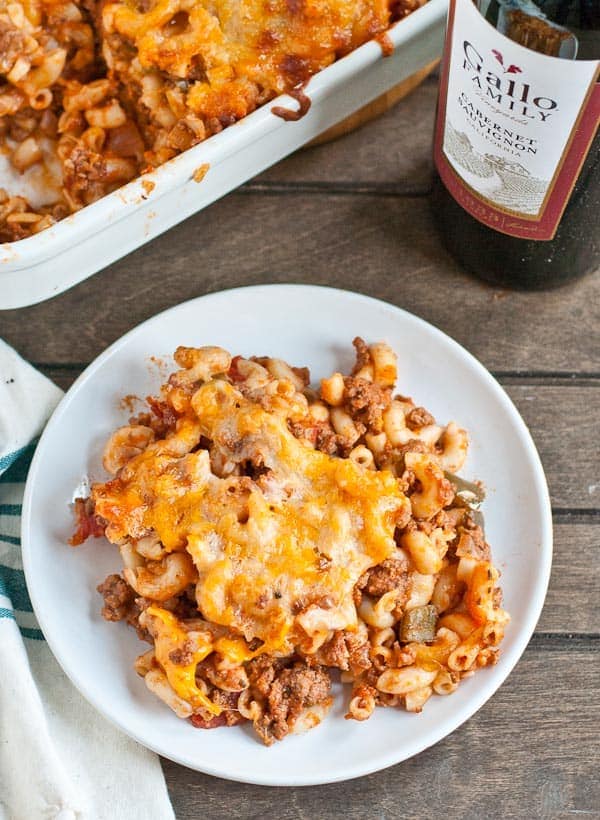 Packed with noodles, beef, tomatoes, and cheese, you can't go wrong with classic Johnny Marzetti Casserole!