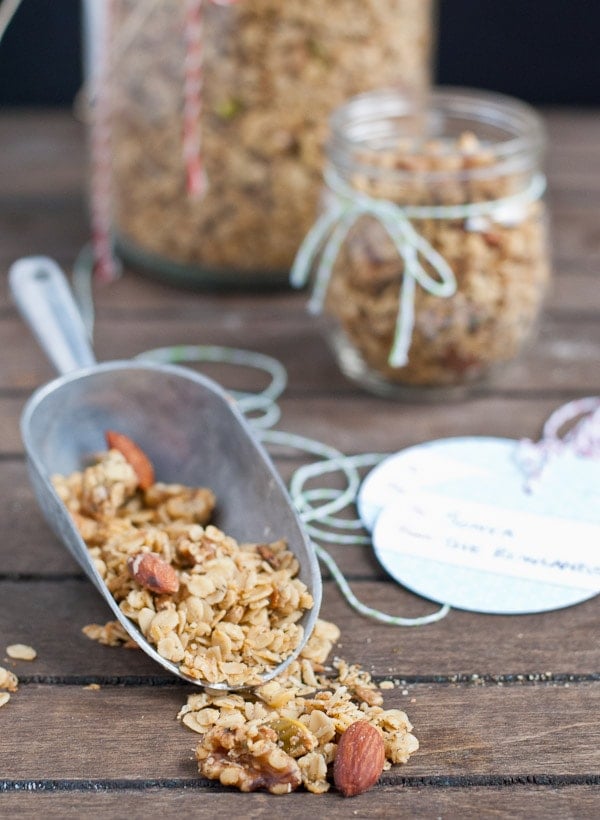 Don't let the sweets have all the fun! This Savory Granola is loaded with Parmesan and Ranch seasoning!