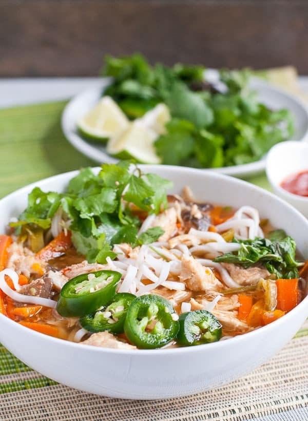 Slow Cooker Asian Chicken Noodle Soup | NeighborFood