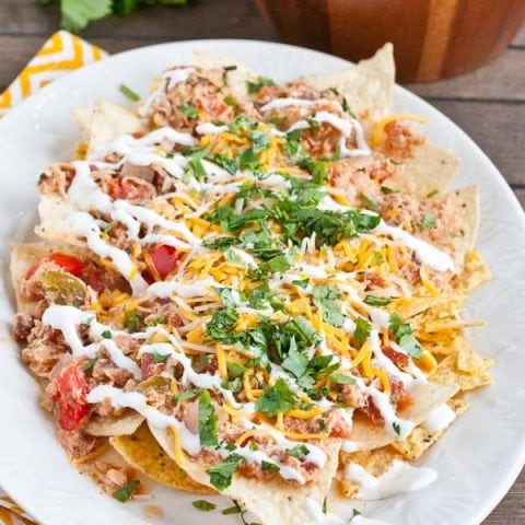 Slow Cooker Chicken Chilaquiles