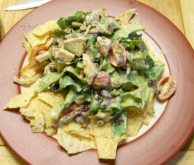 Chipotle Chicken Taco Salad 2jpg