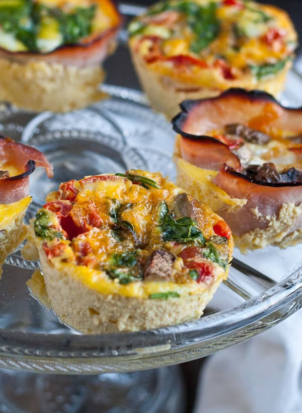 Baked Egg Cups- Gluten Free Breakfast from Neighborfoodblog.com