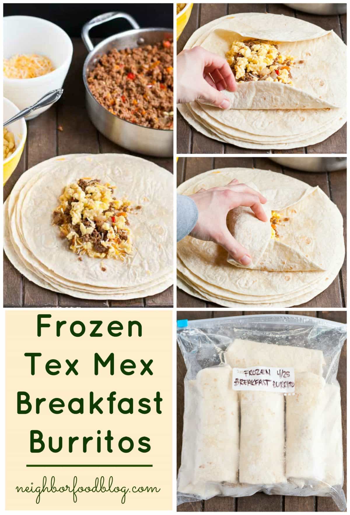 Frozen Mexican Breakfast Burritos NeighborFood